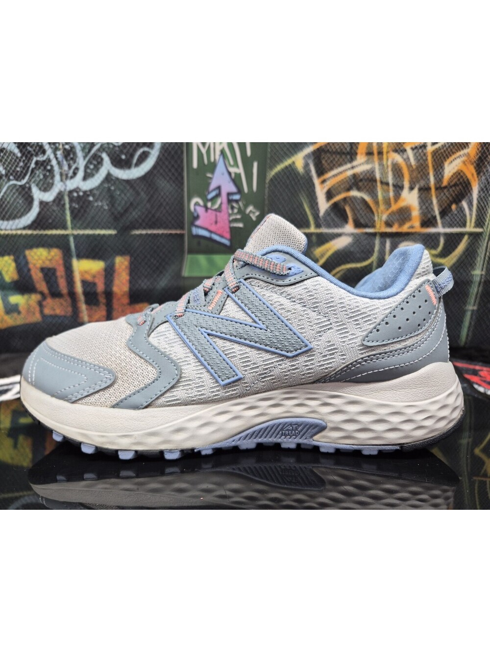 New Balance 410 V7 Shoes Womens 9w Blue Running Shoes Trail Sneakers WT410LG7